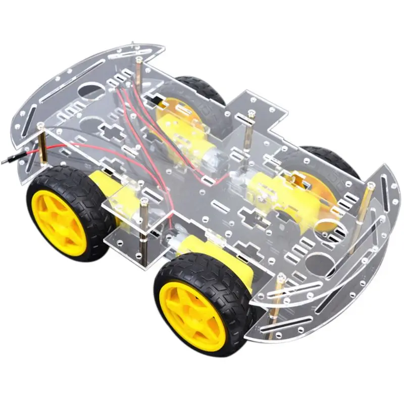 New Hot Motor Smart Robot Car Chassis DIY Kit Speed Encoder 4WD 4 Wheel Drive Car For Educational Teaching Tool
New Hot Motor Smart Robot Car Chassis DIY Kit Speed Encoder 4WD 4 Wheel Drive Car For Educational Teaching Tool