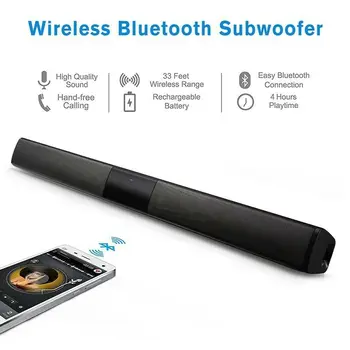 Wireless Bluetooth TV Soundbar 2 4 Speakers Sound Bar Home Theater Subwoofer RCA
Wireless Bluetooth TV Soundbar 2 4 Speakers Sound Bar Home Theater Subwoofer RCA