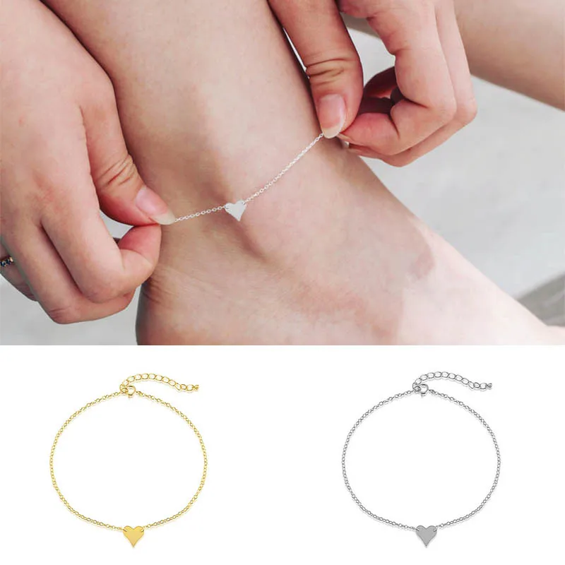 New LNRRABC 1PC Delicate Trendy Summer Heart Pendant Women Lady Girl Cool Anklets Golden Silvery wedding Barefoot Beach Jewery
New LNRRABC 1PC Delicate Trendy Summer Heart Pendant Women Lady Girl Cool Anklets Golden Silvery wedding Barefoot Beach Jewery