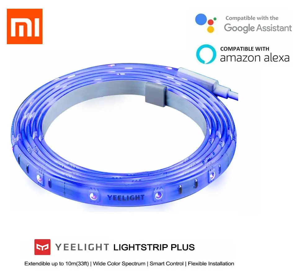 Update version xiaomi mijia yeelight light strip plus LED light band Extendable up to 10m smart for mi home yeelight App Wifi
Update version xiaomi mijia yeelight light strip plus LED light band Extendable up to 10m smart for mi home yeelight App Wifi