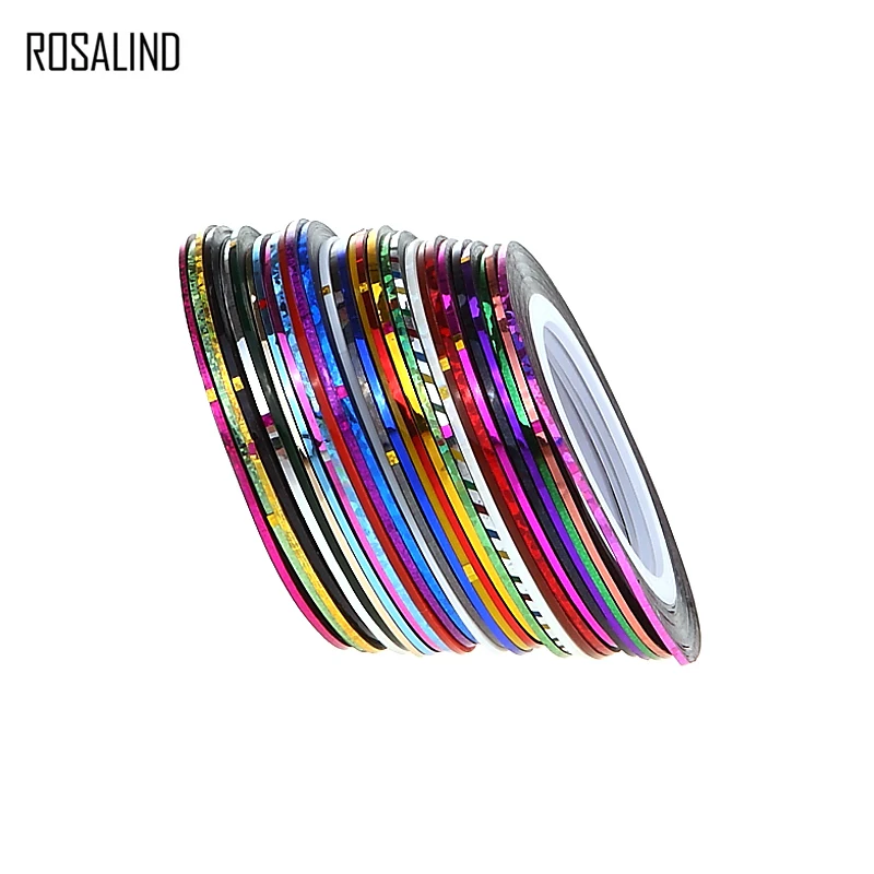 ROSALIND 30 Rolls/Pack 1mm Nail Art Mixed Colors French Tips Adhesive Striping Tape Line Sticker Decals Decorative Accessories
ROSALIND 30 Rolls/Pack 1mm Nail Art Mixed Colors French Tips Adhesive Striping Tape Line Sticker Decals Decorative Accessories