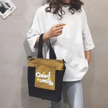 Women Canvas Shoulder Shopping Bags 2019 Environmental Reusable Foldable Tote Handbag Cartoon Crossbody School Book Bag
Women Canvas Shoulder Shopping Bags 2019 Environmental Reusable Foldable Tote Handbag Cartoon Crossbody School Book Bag