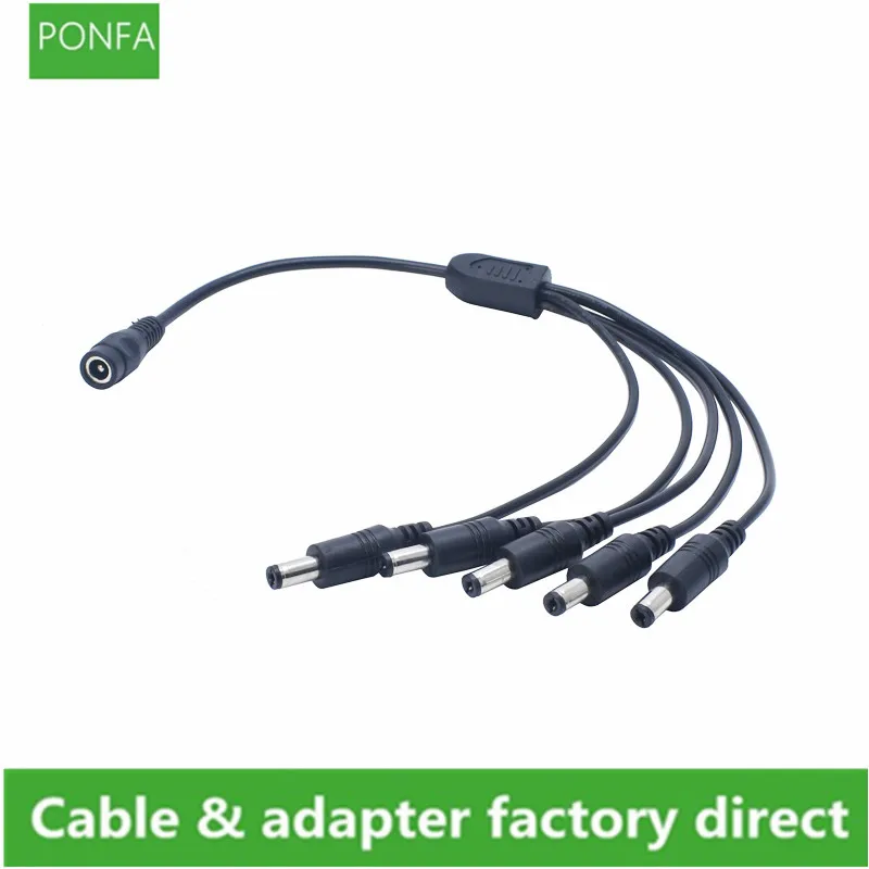 DC Power 1 to 2/3/4/5/6/8/10/16 Port DC Power Splitter power Cable Male to Female 5.5 x 2.1 mm Plug for Led Strip CCTV Camera
DC Power 1 to 2/3/4/5/6/8/10/16 Port DC Power Splitter power Cable Male to Female 5.5 x 2.1 mm Plug for Led Strip CCTV Camera