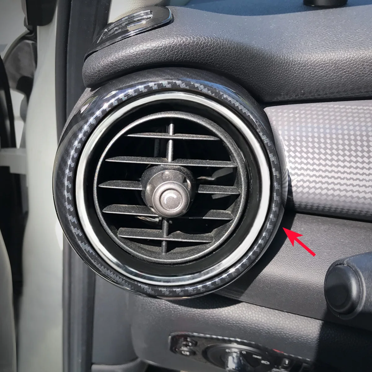 Carbon Fiber Dash Side Air Vent Ring For Mini Cooper S One Hatch Cabrio Interior Dashboard Trims
Carbon Fiber Dash Side Air Vent Ring For Mini Cooper S One Hatch Cabrio Interior Dashboard Trims