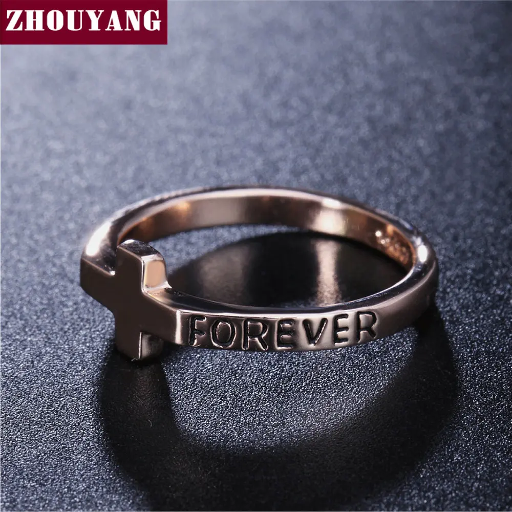 Top Quality Concise Cross Ring Rose Gold Color Austrian Crystals Full Sizes ZYR180 ZYR181
Top Quality Concise Cross Ring Rose Gold Color Austrian Crystals Full Sizes ZYR180 ZYR181