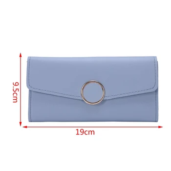 Fashion Simple Women Leather Clutch Long Wallet Card Holder Lady Purse Handbag,Blue
Fashion Simple Women Leather Clutch Long Wallet Card Holder Lady Purse Handbag,Blue