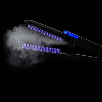 Newest Steam Fast Hair Straightener Brush Spray Flat Iron Comb Ceramic MCH Heating 150C~230C Safety Water Molecule Straightener
Newest Steam Fast Hair Straightener Brush Spray Flat Iron Comb Ceramic MCH Heating 150C~230C Safety Water Molecule Straightener