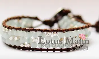 Lotus Mann Lap bracelet Amazon stone of design and color with silver beads for two men and women into the 3 layer
Lotus Mann Lap bracelet Amazon stone of design and color with silver beads for two men and women into the 3 layer