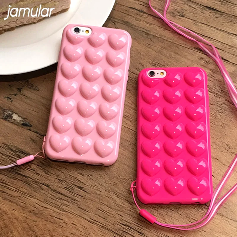 JAMULAR Candy Pink Jelly Soft Phone Case For iphone X 8 6 6s 7 Plus Soft Silicone Lovers Case For iphone 7 XR XS MAX Back Cover
JAMULAR Candy Pink Jelly Soft Phone Case For iphone X 8 6 6s 7 Plus Soft Silicone Lovers Case For iphone 7 XR XS MAX Back Cover