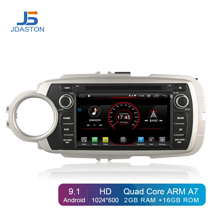 JDASTON 7 Inch Android 9.1 Car DVD Player For TOYOTA YARIS 2012-2017 2 Din Car Radio GPS Navigation Multimedia IPS Stereo WIFI
JDASTON 7 Inch Android 9.1 Car DVD Player For TOYOTA YARIS 2012-2017 2 Din Car Radio GPS Navigation Multimedia IPS Stereo WIFI
