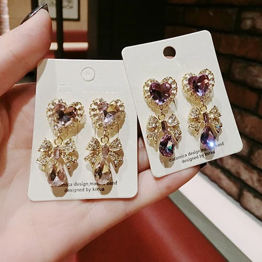 Cute love heart clip on earrings full big pink purple crystal rhinestone bowknot statement heart shaped clip earrings small
Cute love heart clip on earrings full big pink purple crystal rhinestone bowknot statement heart shaped clip earrings small