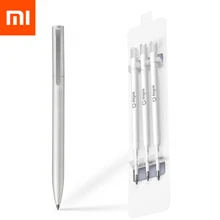 Original Xiaomi Metal Sign Pen with Original Mijia Refill Black Ink PREMEC Switzerland Mikuni Ink Ready Stock(China)