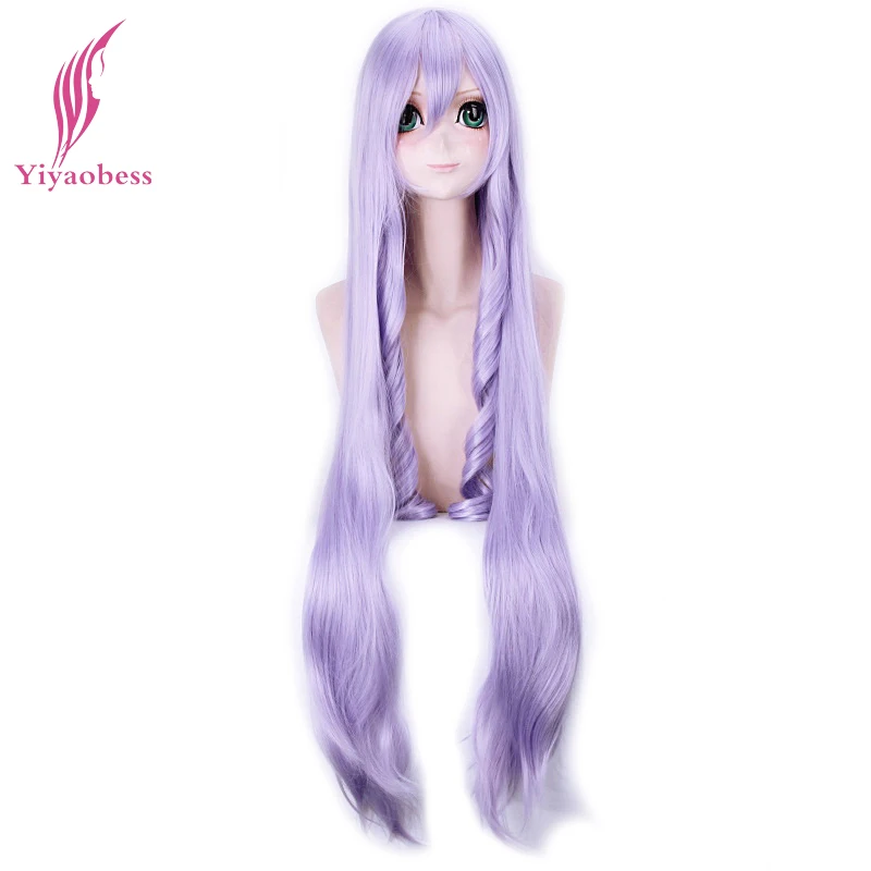 Yiyaobess 120cm Wavy Light Purple Long Cosplay Wig With Bangs Synthetic Hair Halloween Costume Women Wigs For Sister Princess
Yiyaobess 120cm Wavy Light Purple Long Cosplay Wig With Bangs Synthetic Hair Halloween Costume Women Wigs For Sister Princess