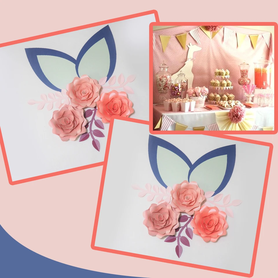 Cardstock Pink DIY Paper Flowers Leaves Ears Set For Wedding & Event Backdrops Decorations Nursery Wall Deco Video Tutorials
Cardstock Pink DIY Paper Flowers Leaves Ears Set For Wedding & Event Backdrops Decorations Nursery Wall Deco Video Tutorials