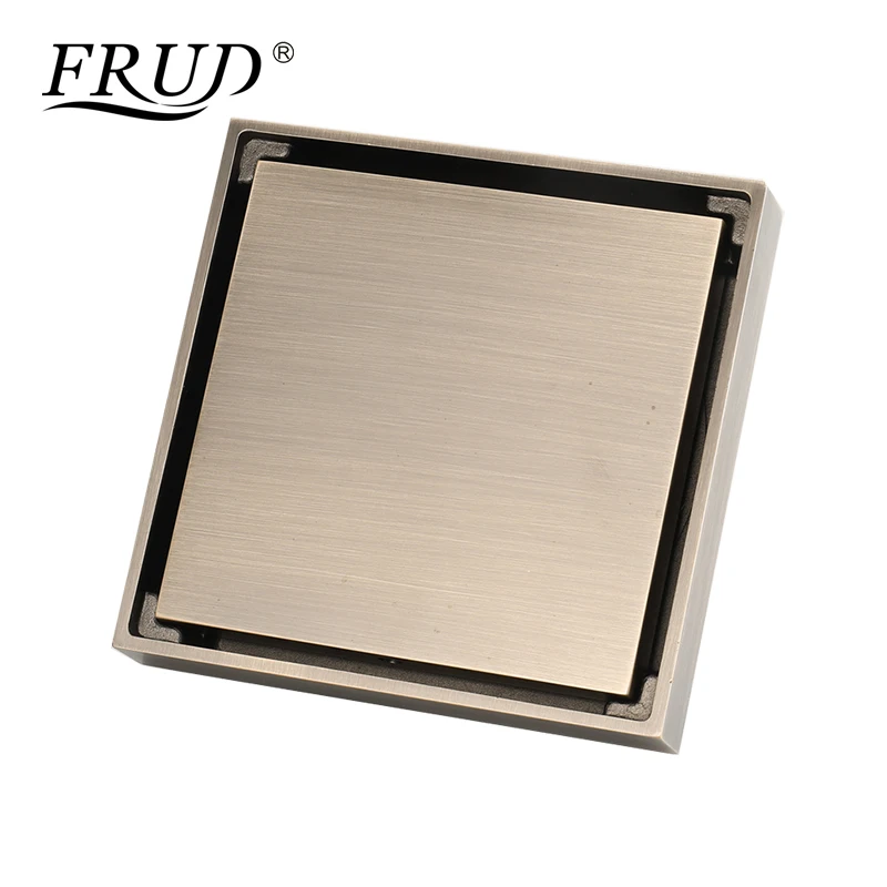 FRUD High Quality Square Drains Bathroom Floor Cover Stopper Bath Shower Drain Strainer Bathroom Shower Floor Drain Y38080
FRUD High Quality Square Drains Bathroom Floor Cover Stopper Bath Shower Drain Strainer Bathroom Shower Floor Drain Y38080