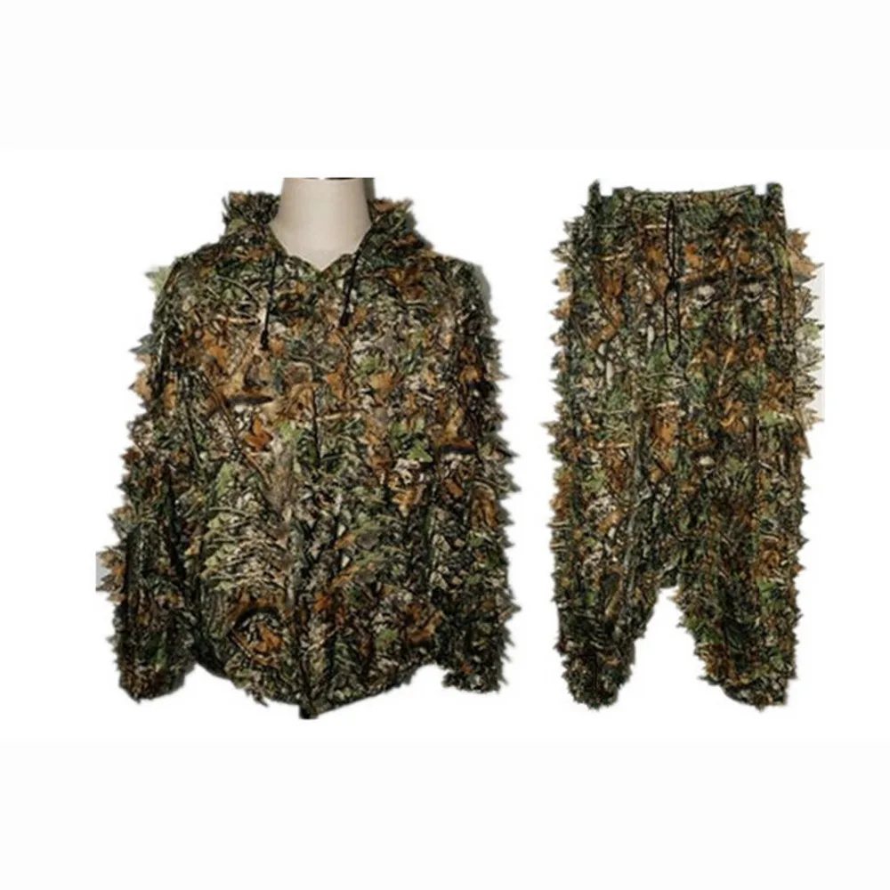 Outdoor Woodland Jungle Breathable Military Sniper Hunting Ghillie Suits Set Men's Tactical Camouflage Shade Leaf Hunt Clothing
Outdoor Woodland Jungle Breathable Military Sniper Hunting Ghillie Suits Set Men's Tactical Camouflage Shade Leaf Hunt Clothing