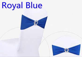 Royal blue colour Spandex chair sashes wedding chair sash with Crown buckles lycra stretch wedding chair sash party hotel show
Royal blue colour Spandex chair sashes wedding chair sash with Crown buckles lycra stretch wedding chair sash party hotel show