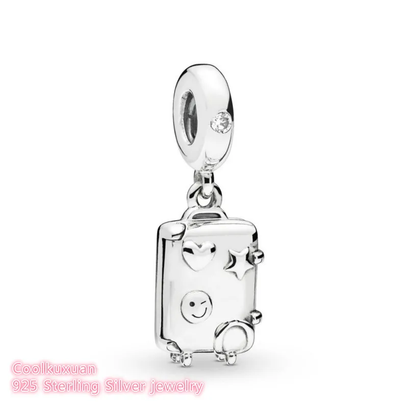 2019 Spring 100% 925 Sterling Silver Suitcase Dangle Charm Pink Enamel beads Fits Original Pandora bracelets Jewelry Making
2019 Spring 100% 925 Sterling Silver Suitcase Dangle Charm Pink Enamel beads Fits Original Pandora bracelets Jewelry Making