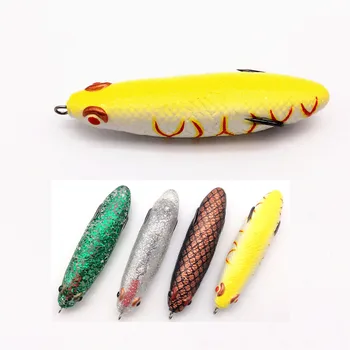 TSURINOYA DL-163 90mm 16.5g Pencil Frog Top water Double hook Frog Distanc throwing Ssnakehead Fishing Lure Artificial Bait 
TSURINOYA DL-163 90mm 16.5g Pencil Frog Top water Double hook Frog Distanc throwing Ssnakehead Fishing Lure Artificial Bait