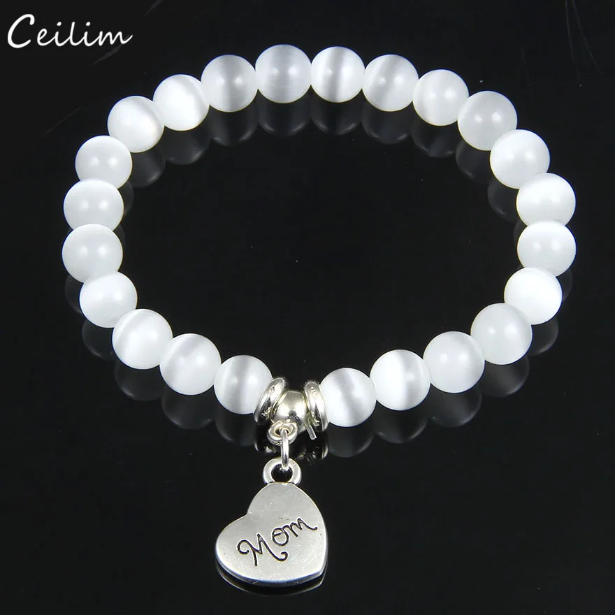 I Love You Mom Bead Bracelet Women 2019 New Jewelry for Mum Natural Stone Charm Bracelet Mother's Day Gift Family Bless Bracelet
I Love You Mom Bead Bracelet Women 2019 New Jewelry for Mum Natural Stone Charm Bracelet Mother's Day Gift Family Bless Bracelet
