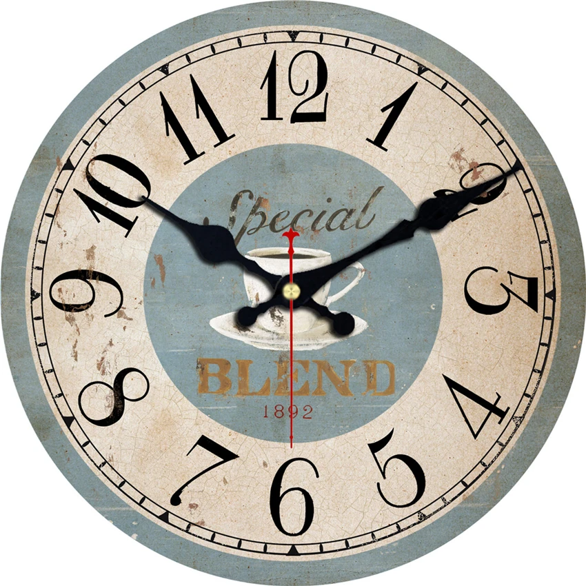 MEISTAR Vintage Round Clocks Silent Cafe Design Home Cafe Office Kitchen Decor Wall Watches Art Retro Clock 6 inch ( 15 cm )
MEISTAR Vintage Round Clocks Silent Cafe Design Home Cafe Office Kitchen Decor Wall Watches Art Retro Clock 6 inch ( 15 cm )