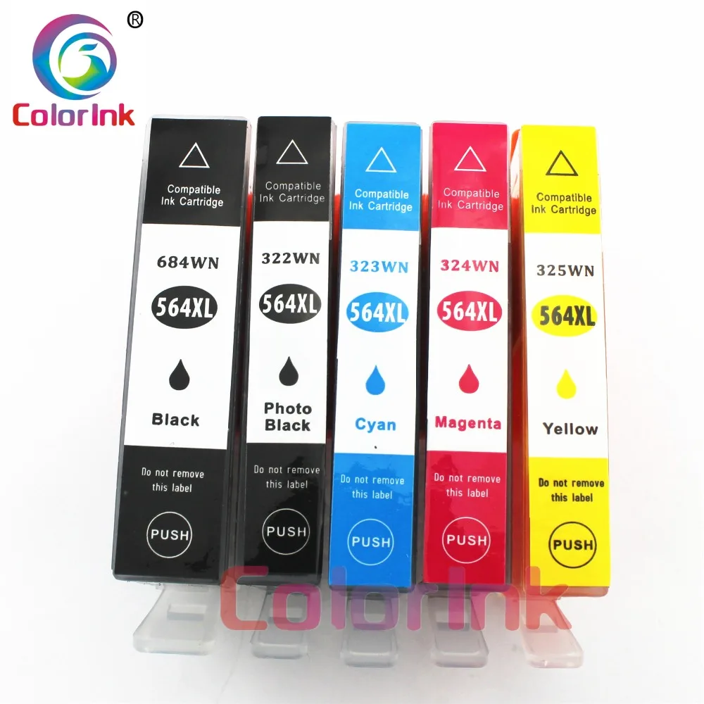 ColorInk 5 Pack 564 ink cartridge 564XL For HP 564XL hp Photosmart 4620 5510 5511 5512 5514 5515 5520 5522 5525 6510 6512 6515
ColorInk 5 Pack 564 ink cartridge 564XL For HP 564XL hp Photosmart 4620 5510 5511 5512 5514 5515 5520 5522 5525 6510 6512 6515