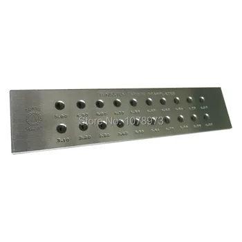 Free Shipping 20 Holes Half Round Draw Plate Hole Size 3.10-5.00mm Tungsten Carbide Drawplates
Free Shipping 20 Holes Half Round Draw Plate Hole Size 3.10-5.00mm Tungsten Carbide Drawplates