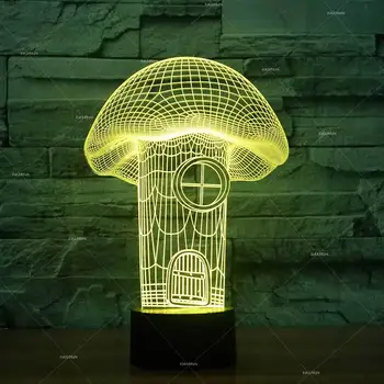 Mushroom House Modeling Led 3d Lamp Festival Gifttouch Sensor Decorative Lighting Table Lamp Table Moderne Desk Lamp
Mushroom House Modeling Led 3d Lamp Festival Gifttouch Sensor Decorative Lighting Table Lamp Table Moderne Desk Lamp