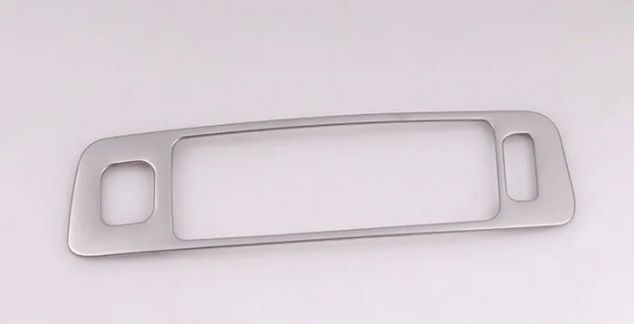 Car console air conditioning vent decorative cover trim interior stainless steel strip air outlet 3D sticker for Volvo S60 V60 (17)
