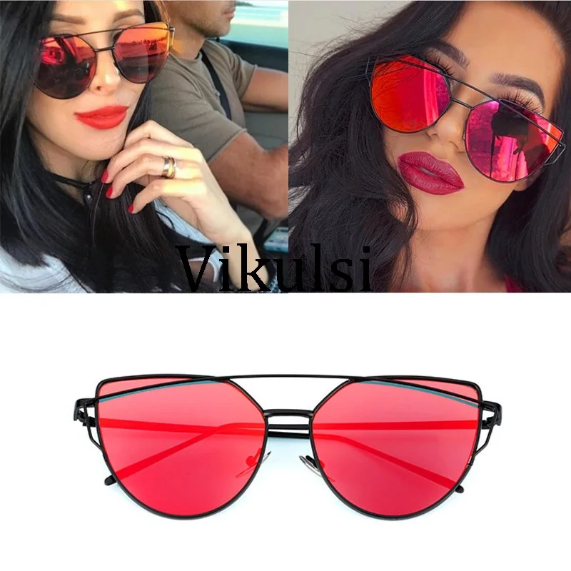Lunette femme Pink Cat Eye Sunglasses Women Or Man Luxury Brand 2017 Popular Cateye Sun Glasses Female Metal Mirror Shades UV400
Lunette femme Pink Cat Eye Sunglasses Women Or Man Luxury Brand 2017 Popular Cateye Sun Glasses Female Metal Mirror Shades UV400