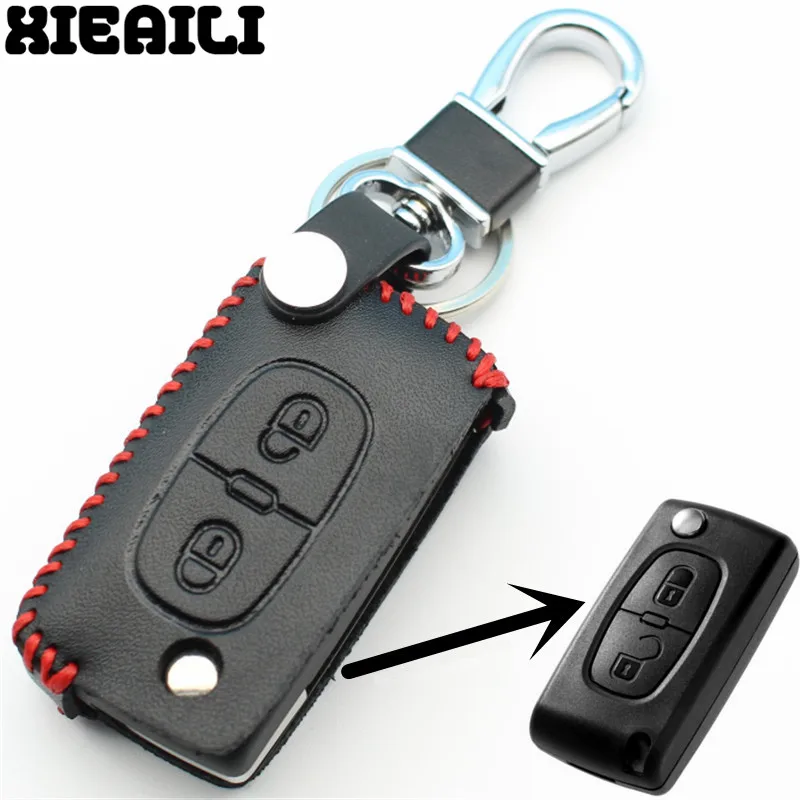 XIEAILI Genuine Leather Car Styling Flip Key Case Cover For Peugeot 207/307/308/407 For Citroen C2/C3/C4/C5/Berlingo M62
XIEAILI Genuine Leather Car Styling Flip Key Case Cover For Peugeot 207/307/308/407 For Citroen C2/C3/C4/C5/Berlingo M62