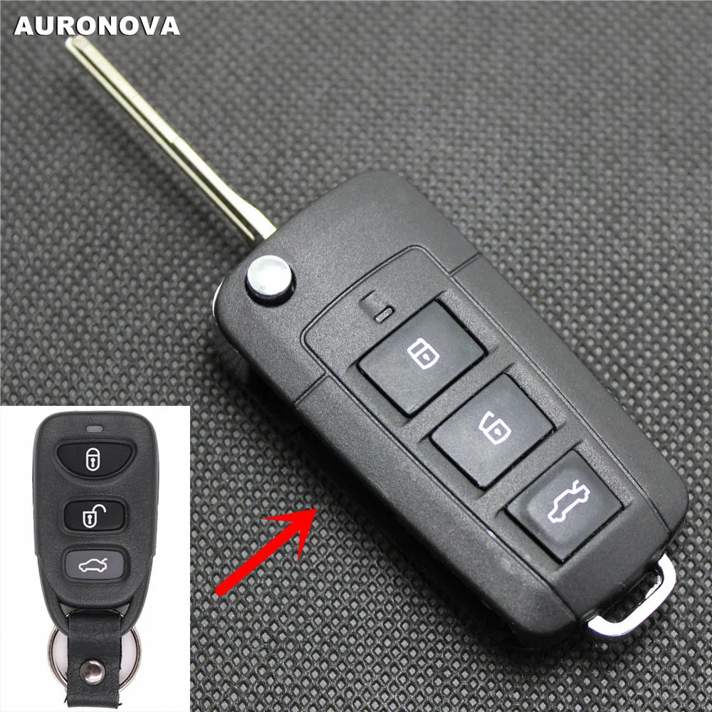 AURONOVA New Upgrade Folding Key Shell for Kia Cerato 3+1 Back Buttons Remote Car Key Case DIY
AURONOVA New Upgrade Folding Key Shell for Kia Cerato 3+1 Back Buttons Remote Car Key Case DIY