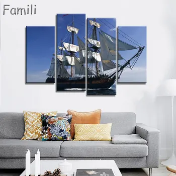 Modern Canvas Prints Artwork Seascape Sailboat 4Pieces Sea Photo Paintings Canvas Wall Art Decor for Living Room Home Decor
Modern Canvas Prints Artwork Seascape Sailboat 4Pieces Sea Photo Paintings Canvas Wall Art Decor for Living Room Home Decor