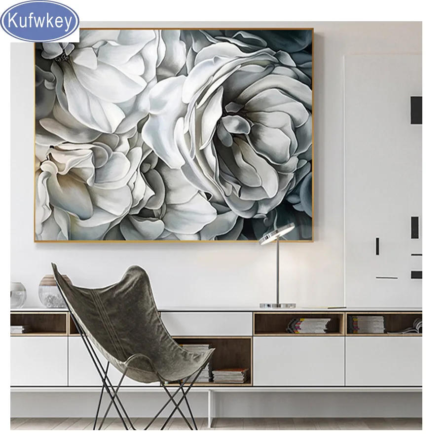 Kufwkey 5d Diy Diamond Painting Cross Stitch"black and white rose"picture of Rhinestones Embroidery,Full square/round Mosaic
Kufwkey 5d Diy Diamond Painting Cross Stitch"black and white rose"picture of Rhinestones Embroidery,Full square/round Mosaic