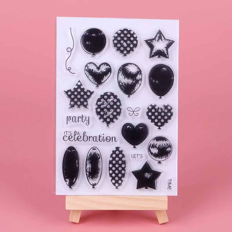 Rubber Silicone Black balloon Clear Stamps for Tampons Seal Background Collage Stamp scrapbook Holiday Card Making
Rubber Silicone Black balloon Clear Stamps for Tampons Seal Background Collage Stamp scrapbook Holiday Card Making