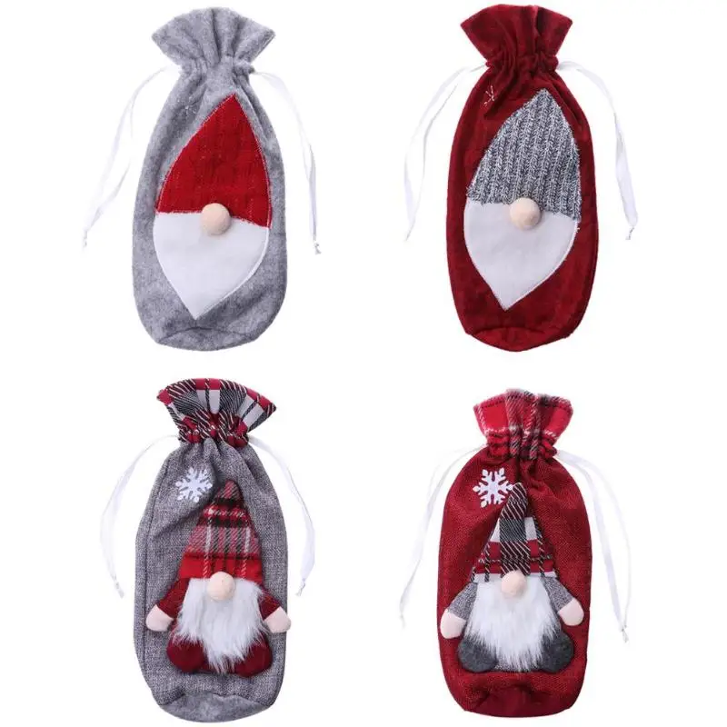 Linen Felt Christmas Red Wine Bottle Cover Candy Bag New Year Party Table Dinner Decoration Festival Supplies
Linen Felt Christmas Red Wine Bottle Cover Candy Bag New Year Party Table Dinner Decoration Festival Supplies