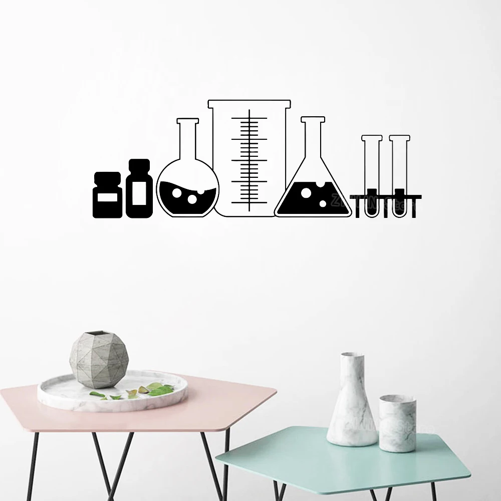 Laboratory Glass Wall Decal Teen Boys Room Decoration Vinyl Stickers for Chemistry Classroom Experiment Equipment Decals S554
Laboratory Glass Wall Decal Teen Boys Room Decoration Vinyl Stickers for Chemistry Classroom Experiment Equipment Decals S554