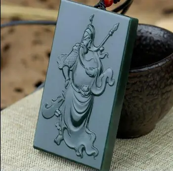 Free shipping xinjiang hetian jade pendant guangong Bodhisattva head pendant for security and peace pendant
Free shipping xinjiang hetian jade pendant guangong Bodhisattva head pendant for security and peace pendant