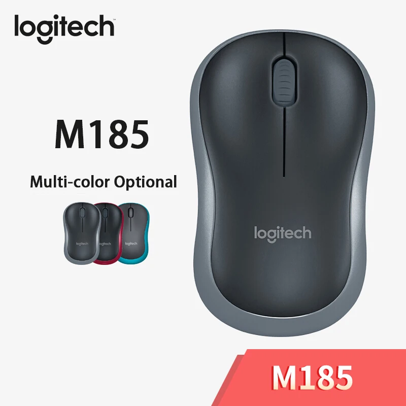 Logitech M185 Wireless Mouse Symmetric Design Mouse with USB Nano Receiver for Office Home Using for PC/Laptop Windows Mac
Logitech M185 Wireless Mouse Symmetric Design Mouse with USB Nano Receiver for Office Home Using for PC/Laptop Windows Mac