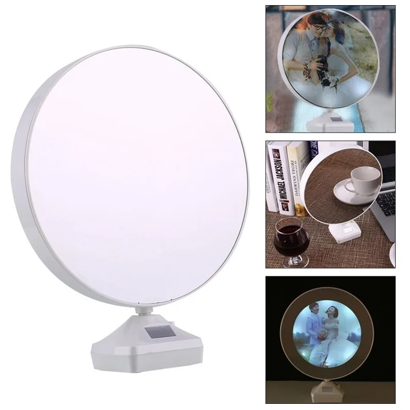 2 In 1 Luminous Glowing Mirror Magical Photo Frame Room Desktop Mirror Night Light with USB Charging Cable Multifunction White
2 In 1 Luminous Glowing Mirror Magical Photo Frame Room Desktop Mirror Night Light with USB Charging Cable Multifunction White