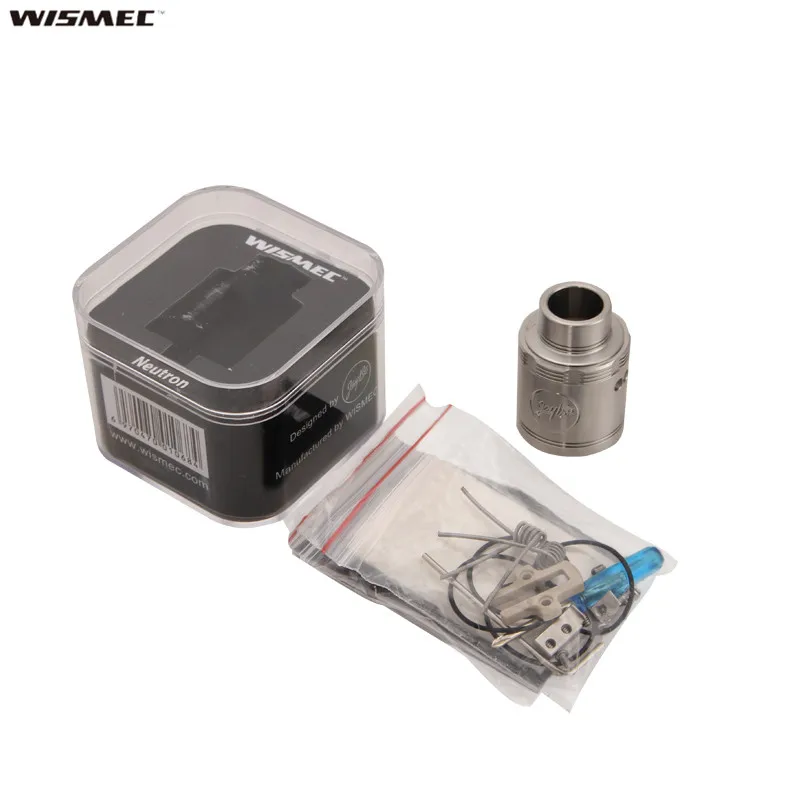 100% Original Wismec Changeable Neutron RDA Rebuildable Atomizer Kit with Unique Vortex Flow Design
100% Original Wismec Changeable Neutron RDA Rebuildable Atomizer Kit with Unique Vortex Flow Design