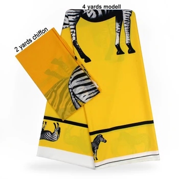 2 Pcs Set 4 Yards African Ankara Prints Modell Material & 2 Yards Chiffon Ankara Chiffon Fabric YBXM-60
2 Pcs Set 4 Yards African Ankara Prints Modell Material & 2 Yards Chiffon Ankara Chiffon Fabric YBXM-60