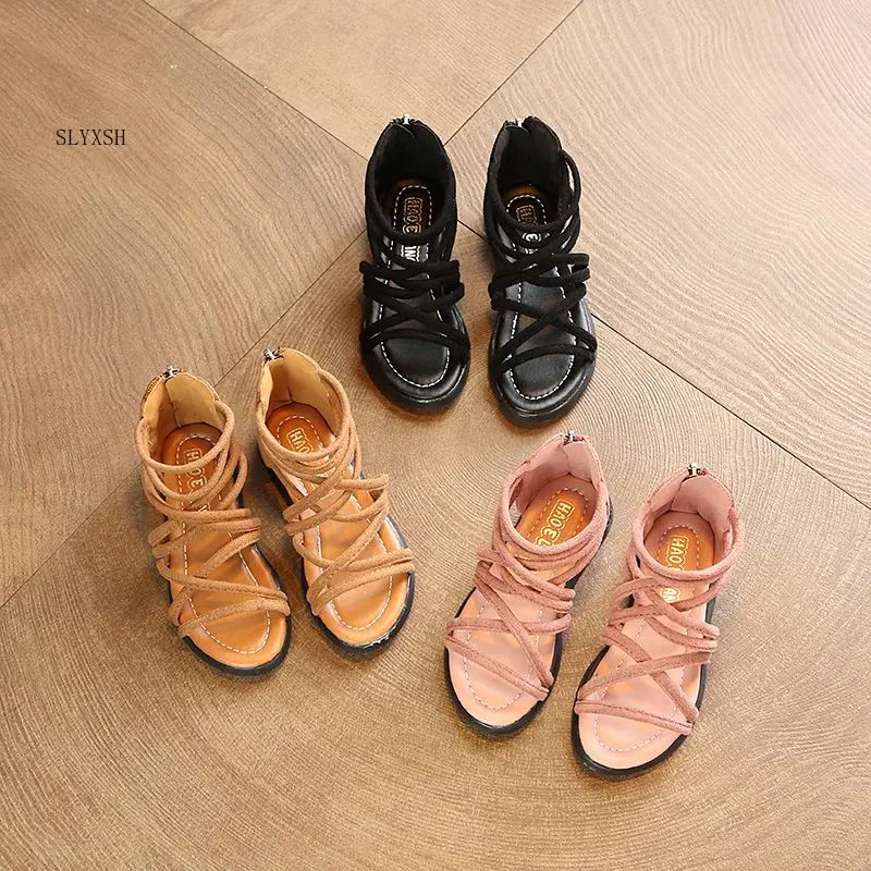 SLYXSH Summer Baby Girls Sandals Roman style Children Sandals Soft bottom Fashion Student Shoes Pink White Black Infant Shoes
SLYXSH Summer Baby Girls Sandals Roman style Children Sandals Soft bottom Fashion Student Shoes Pink White Black Infant Shoes