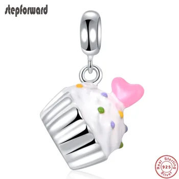 Popular Good Gift Jewelry For Girls High Quality Enamel 925 Sterling Silver Heart Cake Charm Fit Bracelet and Necklace
Popular Good Gift Jewelry For Girls High Quality Enamel 925 Sterling Silver Heart Cake Charm Fit Bracelet and Necklace