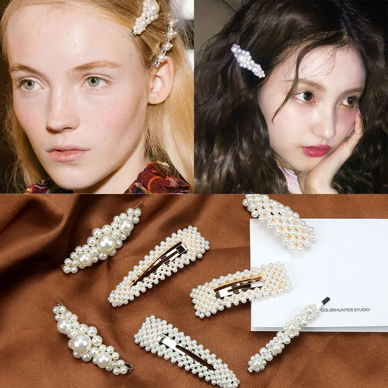 2019 Fashion 2-8pcs/set Women Pearl Hair Clip Snap Hair Barrette Stick Hairpin Hair Accessories For Women Girls Headbands
2019 Fashion 2-8pcs/set Women Pearl Hair Clip Snap Hair Barrette Stick Hairpin Hair Accessories For Women Girls Headbands