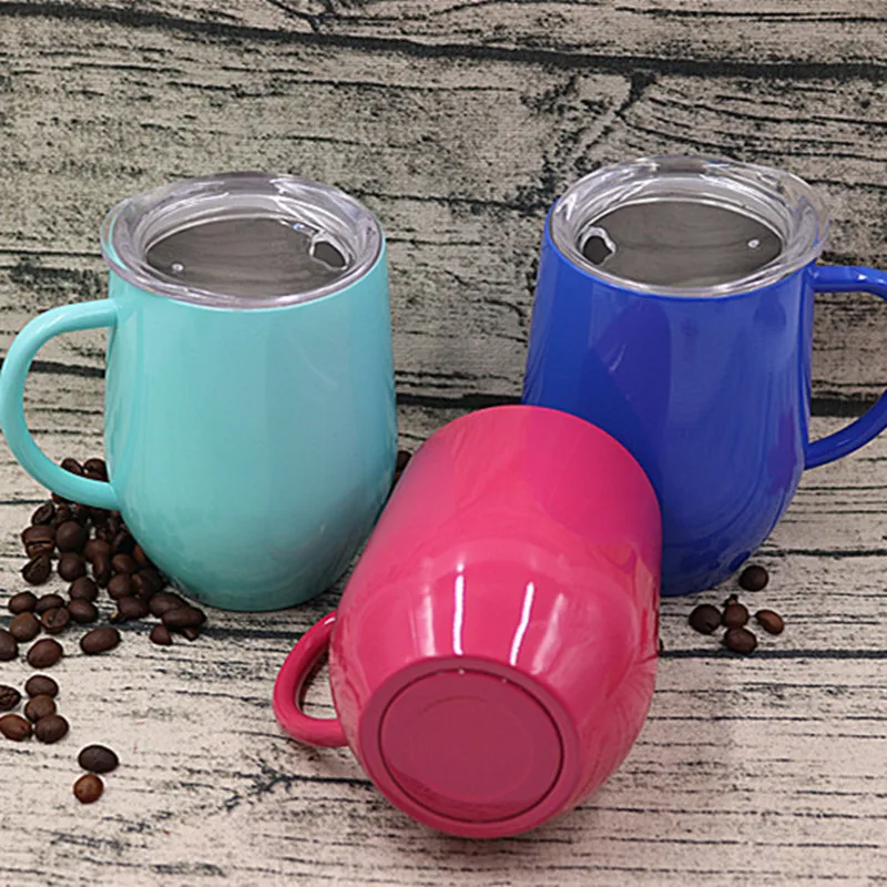 FASHION 12oz bpa free double wall stainless steel milk drinking beer swig wine cup creative egg shape Coffee tea Mug with handle
FASHION 12oz bpa free double wall stainless steel milk drinking beer swig wine cup creative egg shape Coffee tea Mug with handle