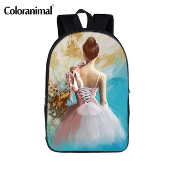 Coloranimal Teenager School Bag Ballet Girl Print Primary Student Casual School Backpack Children Kids Bagpack Bookbags Satchel
Coloranimal Teenager School Bag Ballet Girl Print Primary Student Casual School Backpack Children Kids Bagpack Bookbags Satchel