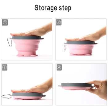 Creative Eco Friendly Travel Portable Silicone Folding Bowl Green Outdoor Tableware Covered Collapsible Instant Noodle Bowl
Creative Eco Friendly Travel Portable Silicone Folding Bowl Green Outdoor Tableware Covered Collapsible Instant Noodle Bowl