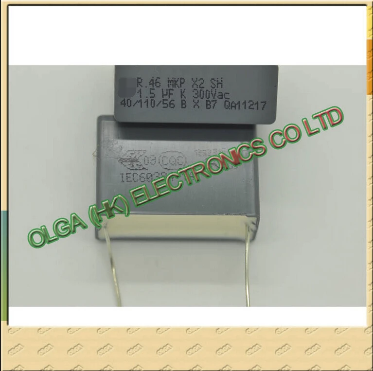 AV R46 X2 MKP safety import 1.5UF 300V membrane capacit 1U5 300VAC P27.5 Accuracy: 20%
AV R46 X2 MKP safety import 1.5UF 300V membrane capacit 1U5 300VAC P27.5 Accuracy: 20%