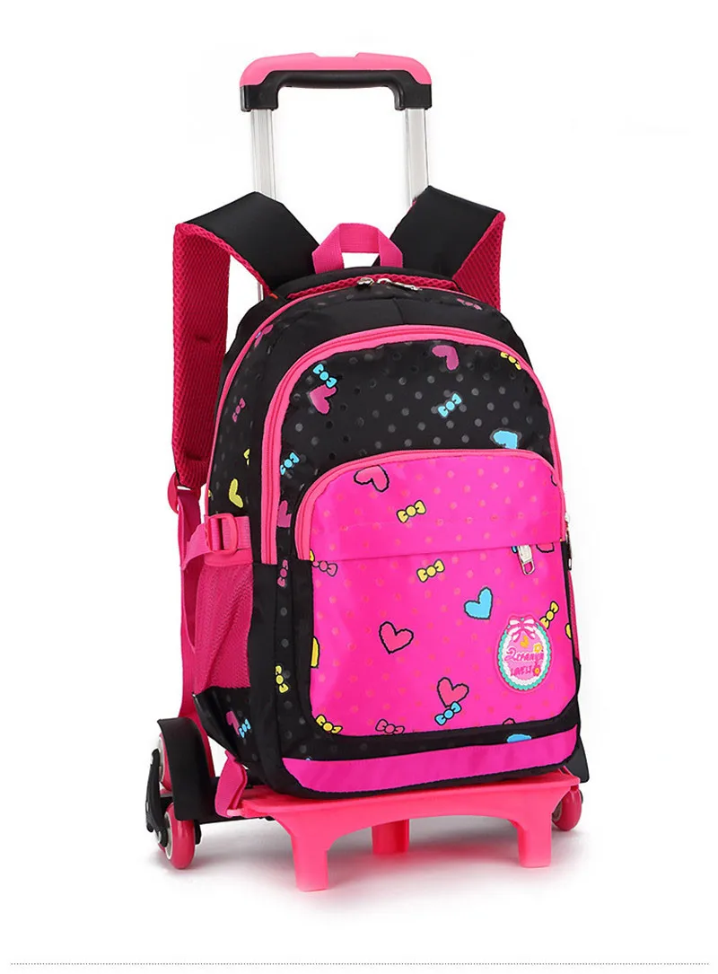 6 wheels Wheeled backpack can climb stairs Trolley Backpack For Children School Bag Detachable Backpack For 3-6 Grade Mochila
6 wheels Wheeled backpack can climb stairs Trolley Backpack For Children School Bag Detachable Backpack For 3-6 Grade Mochila